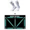 Gym Floor Mat for Soccer Footwork Training with Numbered Guides and Non-Slip Backing - Image 9