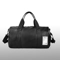 Gym Travel Carry on Duffel Bag with Shoulder Strap Faux Leather Water Resistant - Image 2