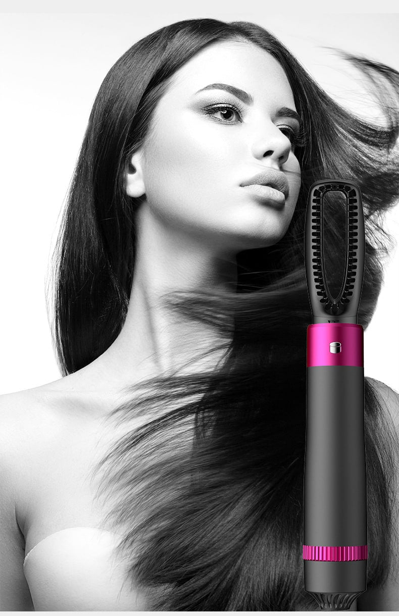 Hair Dryer and Diffuser Blow Brush with 5 Interchangeable Attachments and Comb for Styling - Image 7