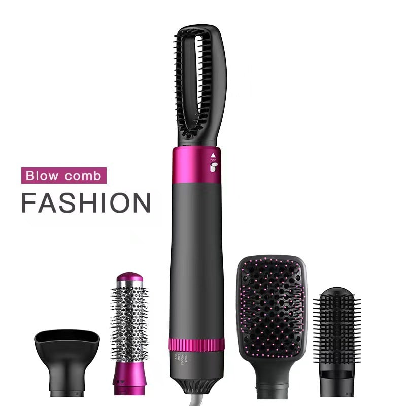 Hair Dryer and Diffuser Blow Brush with 5 Interchangeable Attachments and Comb for Styling - Image 9
