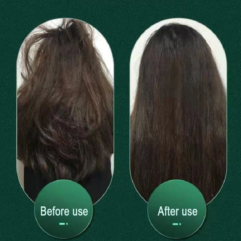 Hair Straightener Brush Heated Ceramic Flat Iron and Temperature Control - Image 11