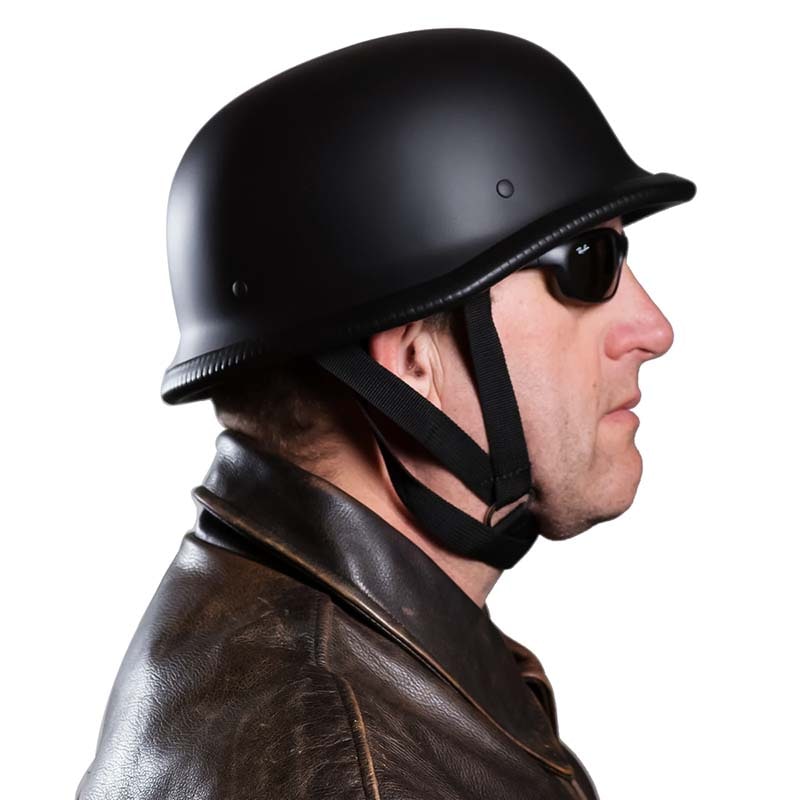 Half Face Motorcycle Helmet Open Vintage Style Quick Release Adjustable Chin Strap - Image 5