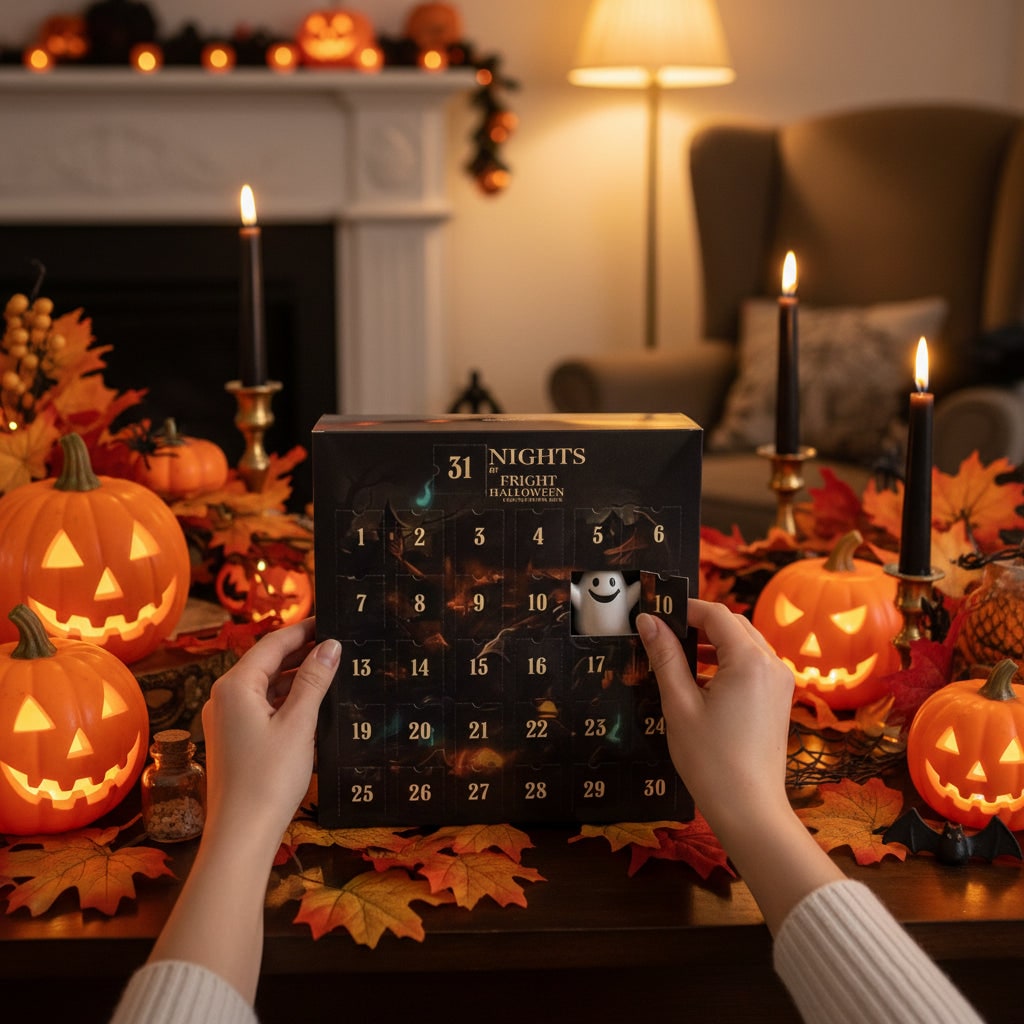 Halloween Advent Calendar Countdown with Collectible Toy Figurines - Image 1