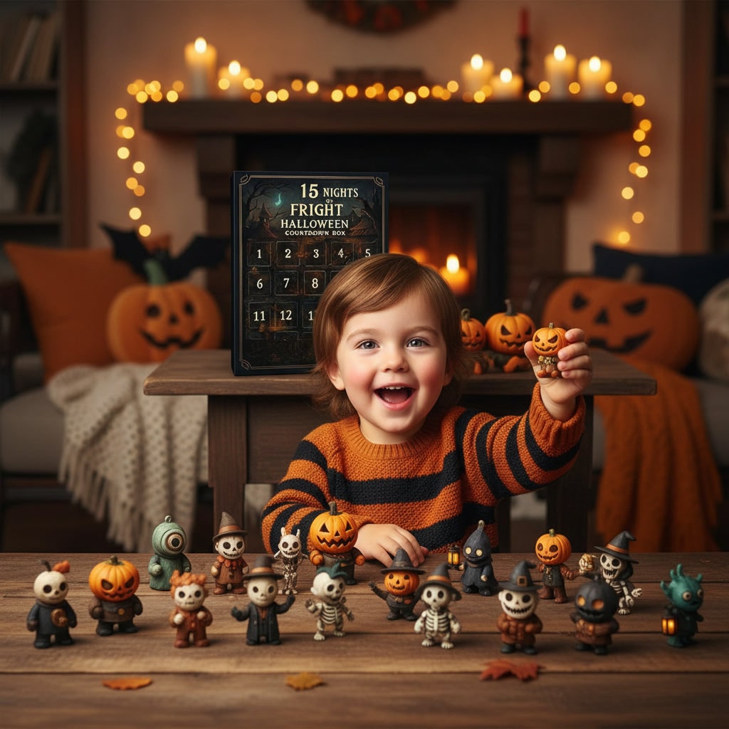 Halloween Advent Calendar Countdown with Collectible Toy Figurines - Image 2