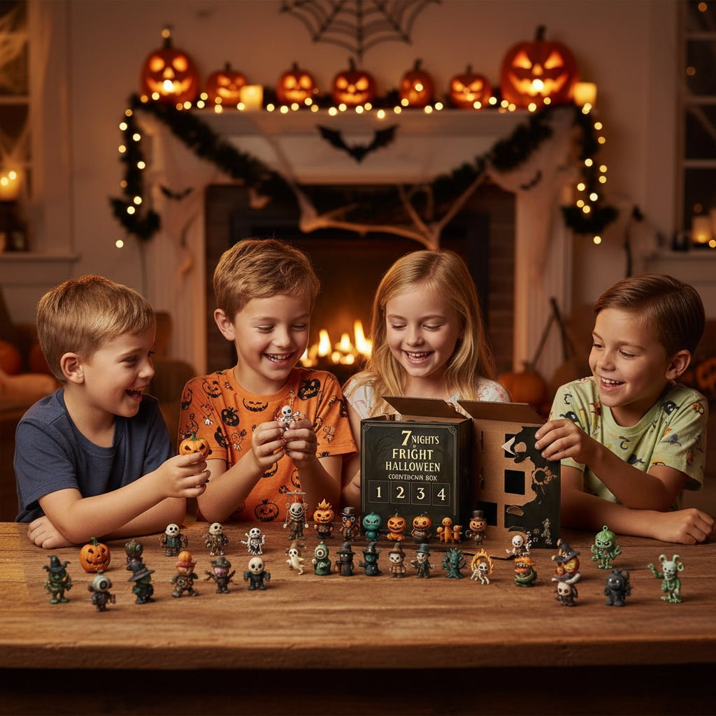 Halloween Advent Calendar Countdown with Collectible Toy Figurines - Image 3