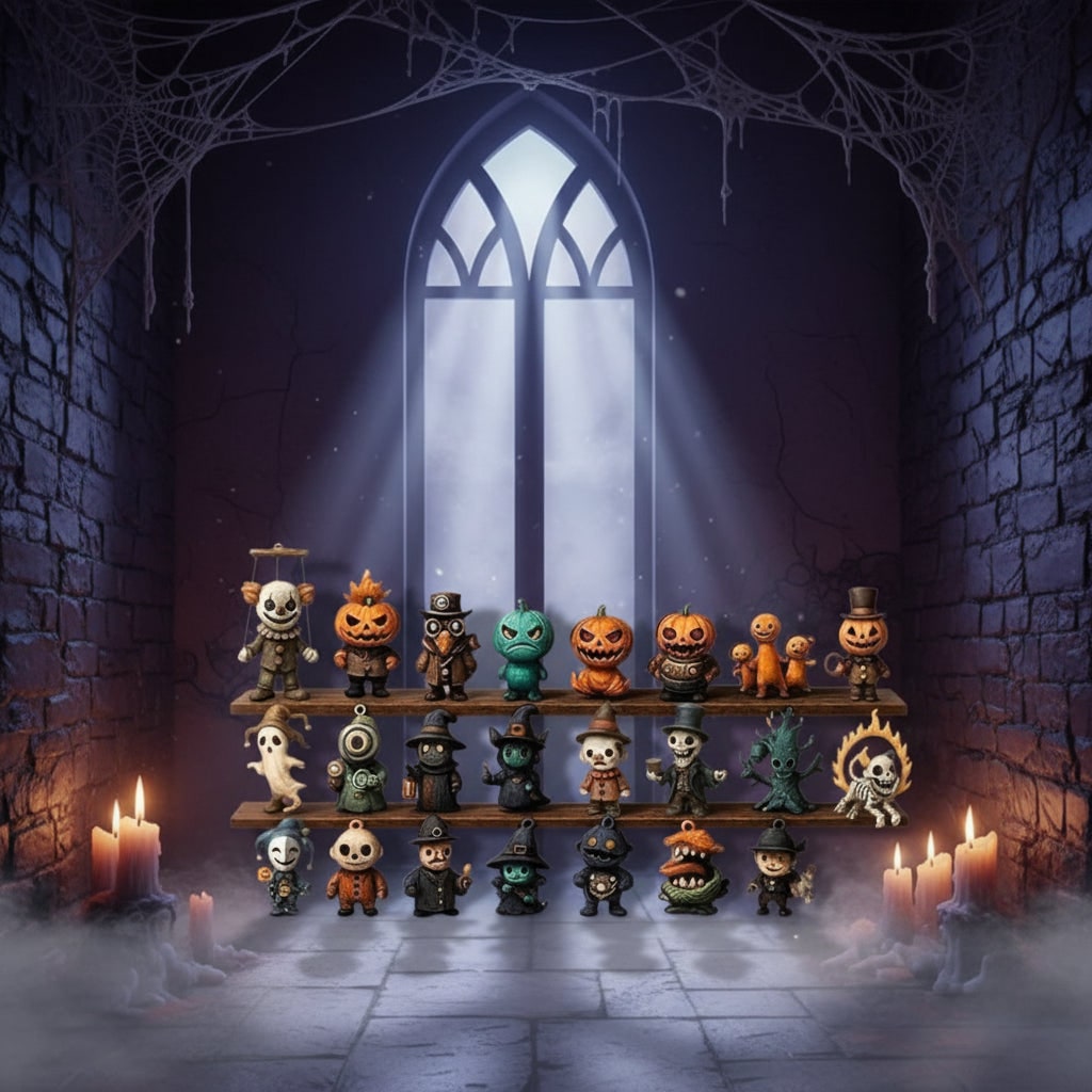 Halloween Advent Calendar Countdown with Collectible Toy Figurines - Image 4