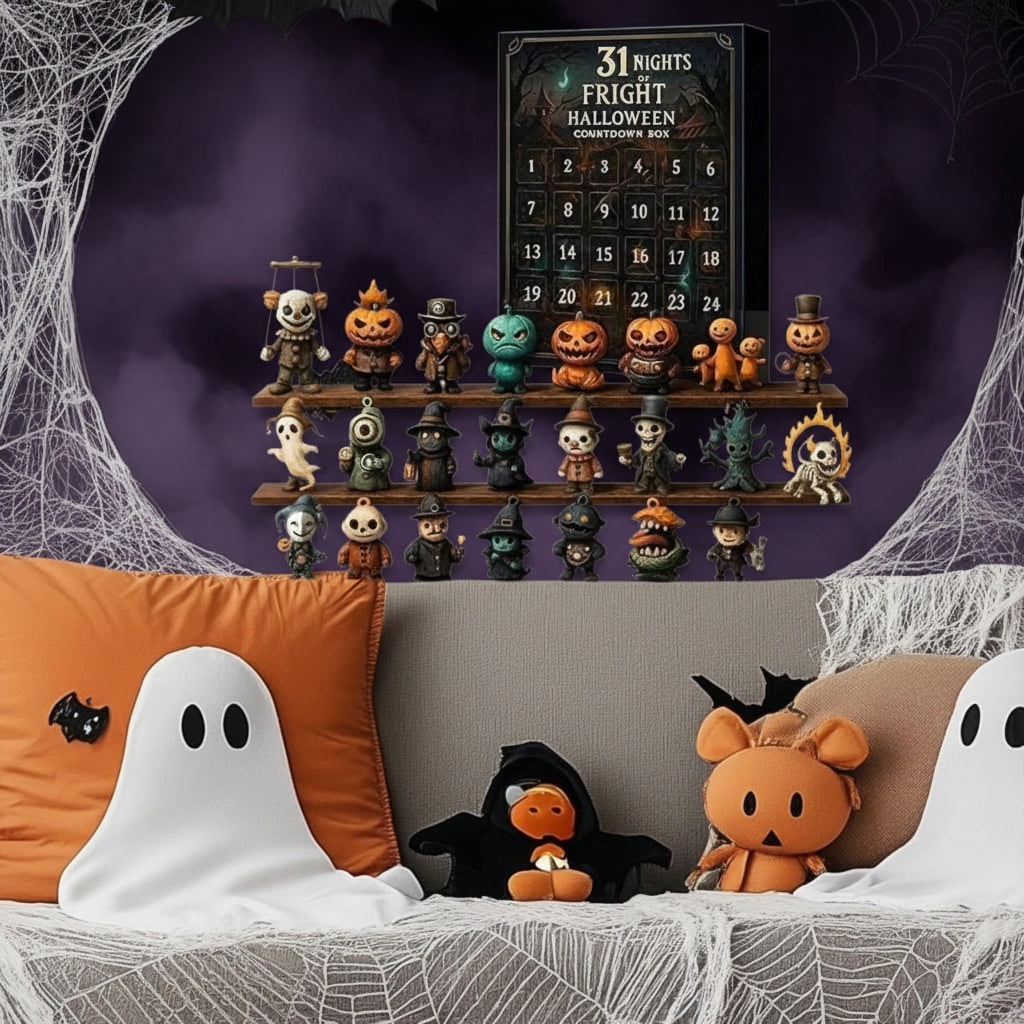 Halloween Advent Calendar Countdown with Collectible Toy Figurines - Image 6