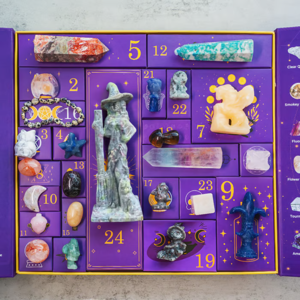 Halloween Advent Calendar with 24 Crystal Gemstone Figurines - Image 2