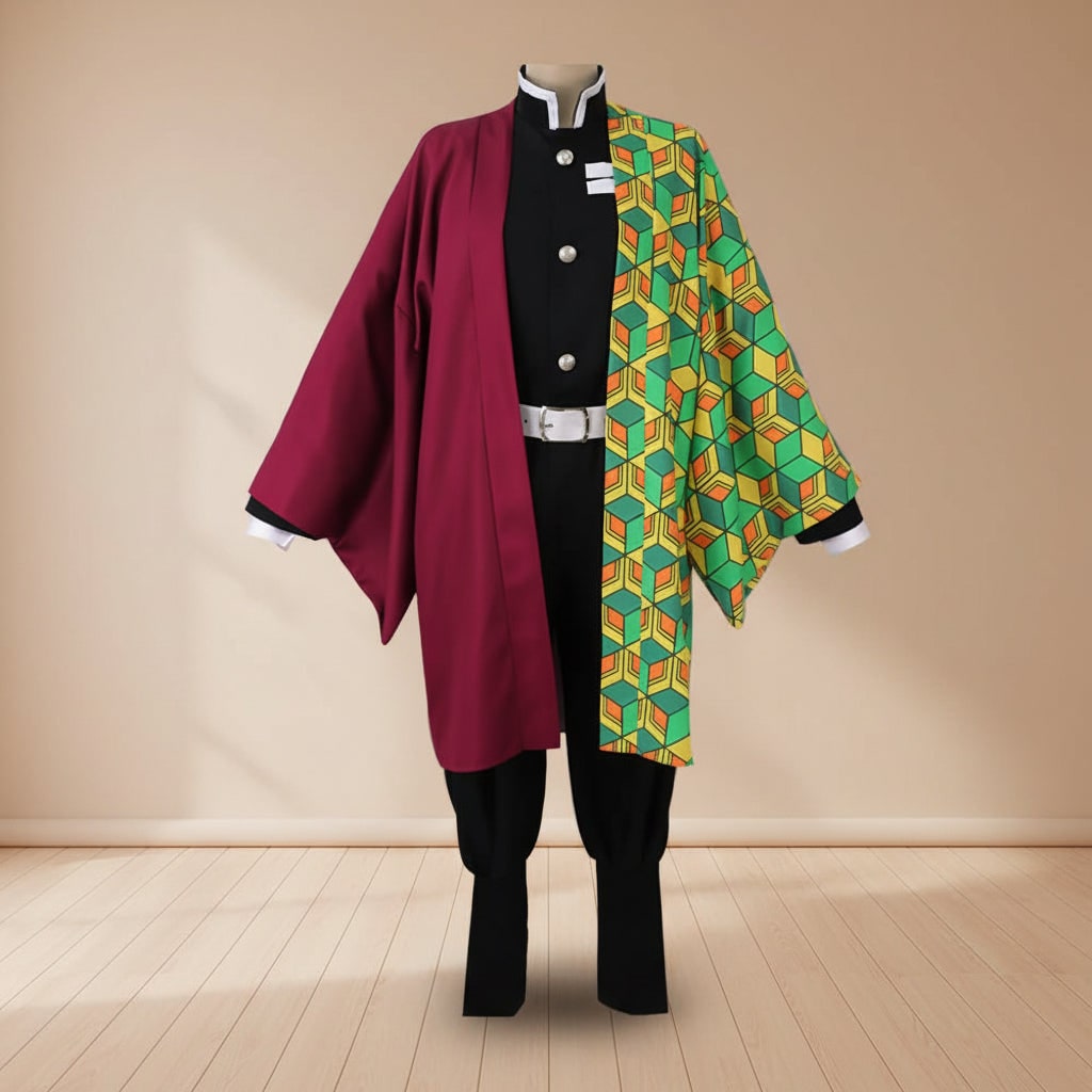 Halloween Anime Cosplay Costume and Outfits with Haori Jacket and Fox for Character Party - Image 1