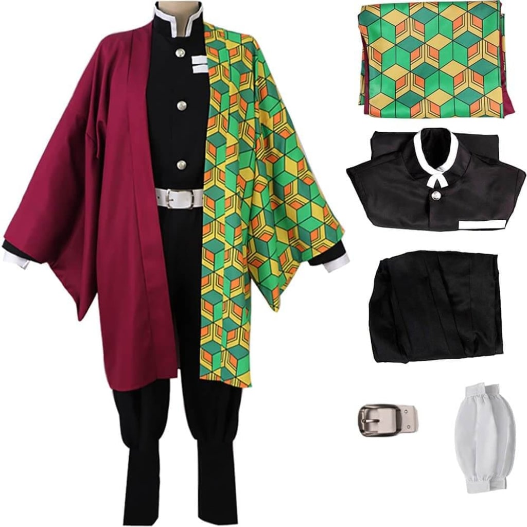Halloween Anime Cosplay Costume and Outfits with Haori Jacket and Fox for Character Party - Image 6