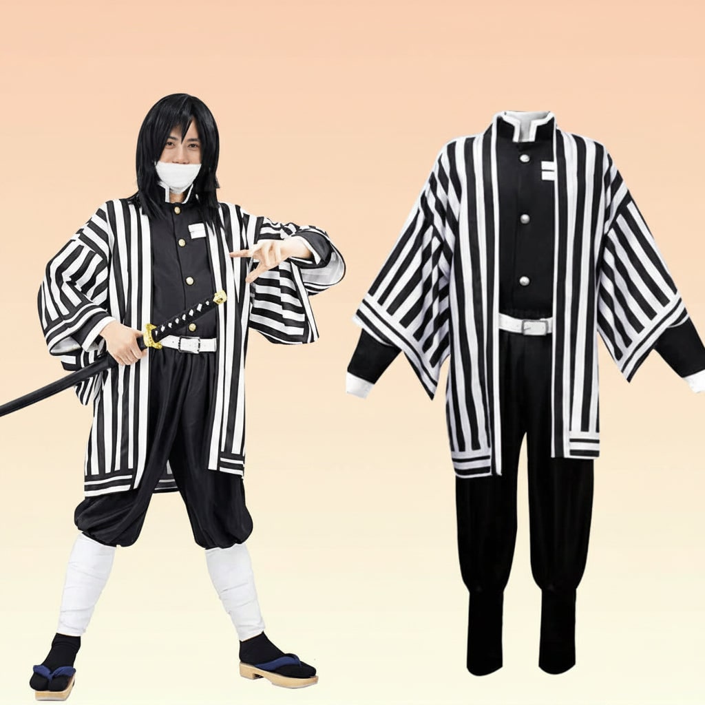 Halloween Anime Cosplay Costume for Female Characters with Haori Robe and Uniform Set - Image 10
