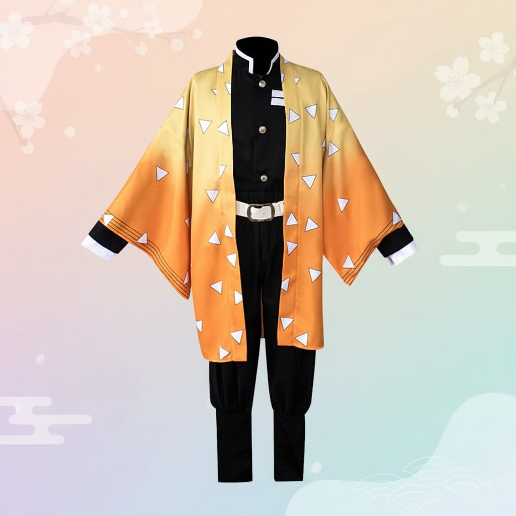 Halloween Anime Cosplay Costume for Female Characters with Haori Robe and Uniform Set - Image 5