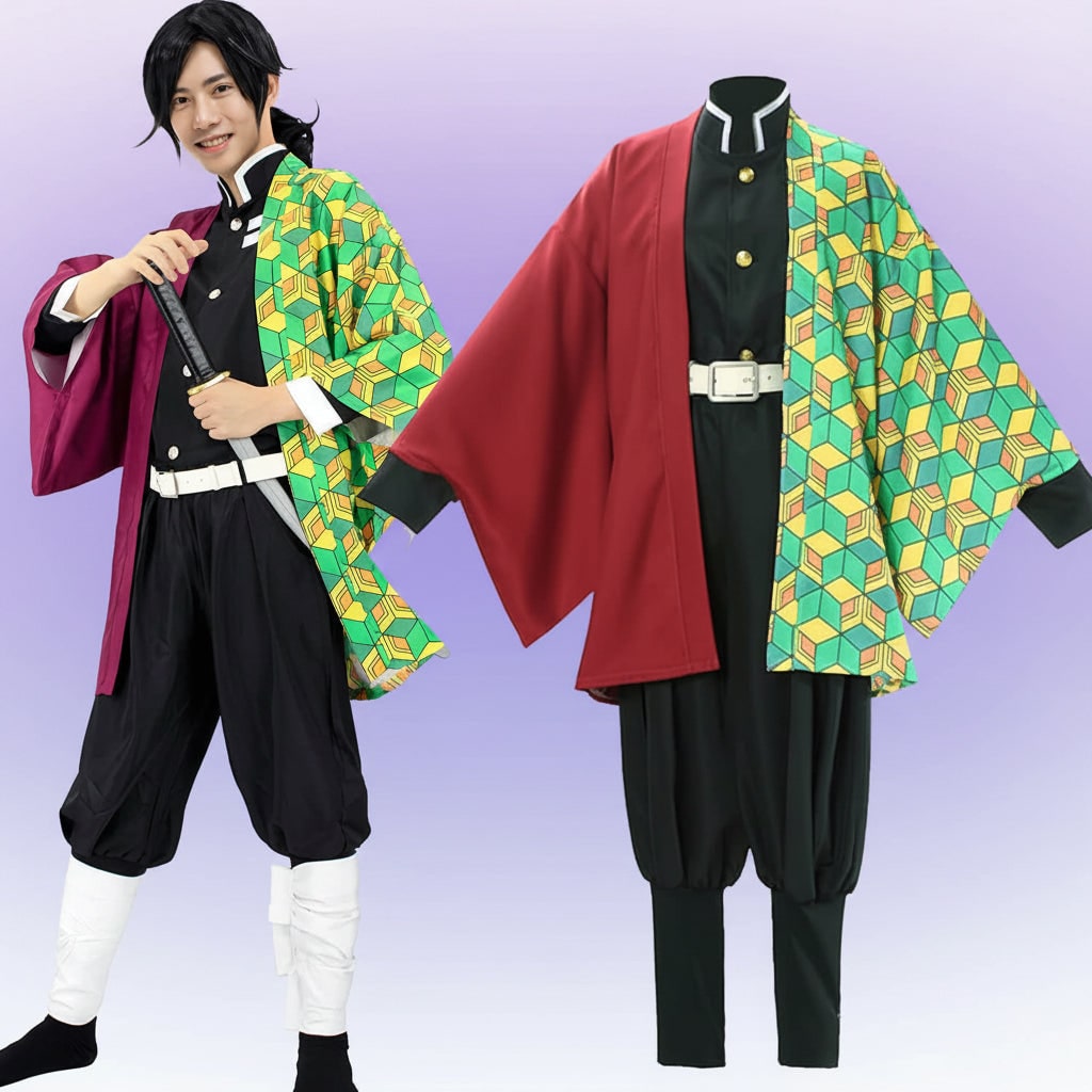 Halloween Anime Cosplay Costume for Female Characters with Haori Robe and Uniform Set - Image 9