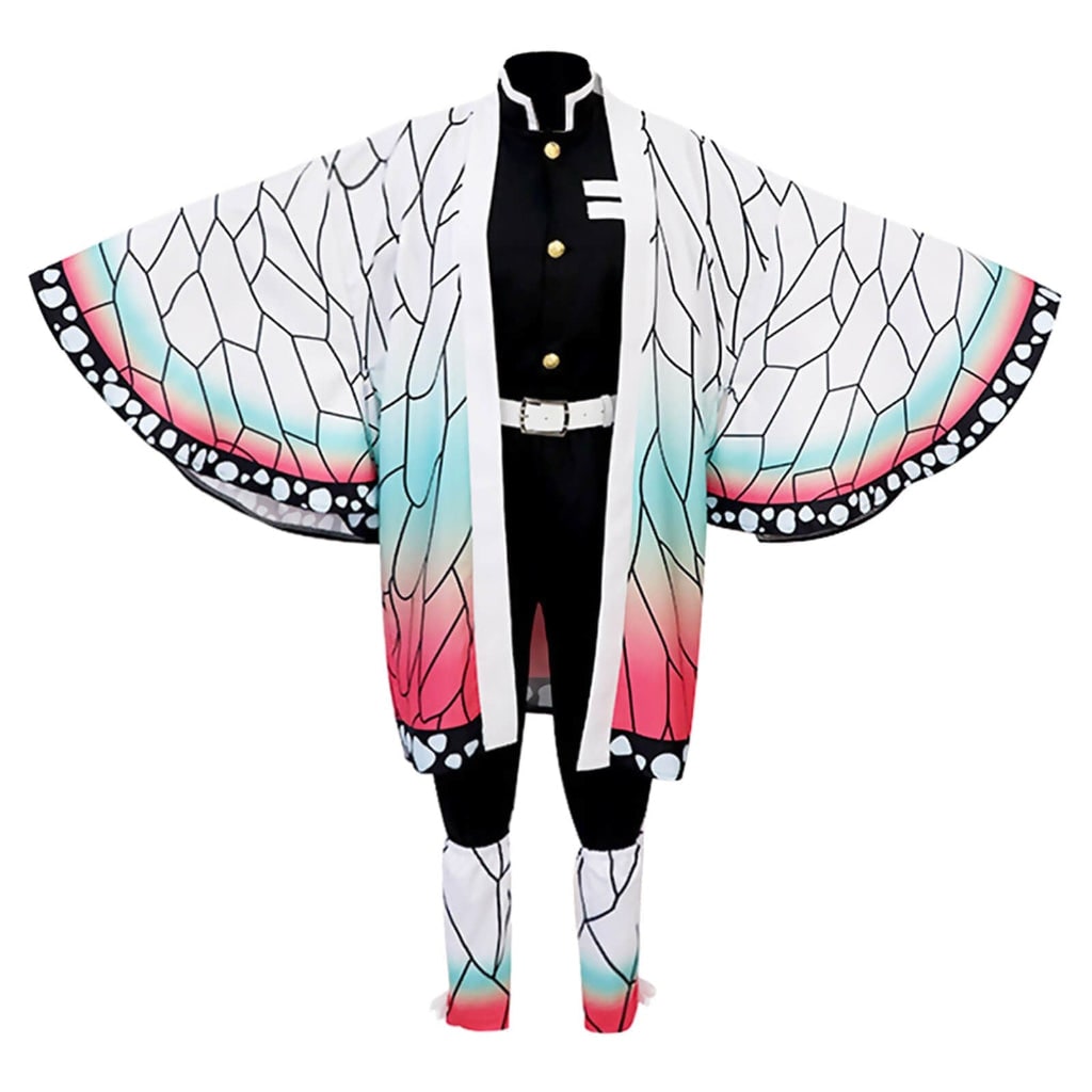 Halloween Anime Cosplay Costume with Butterfly Kimono Jacket and Accessories Set - Image 7