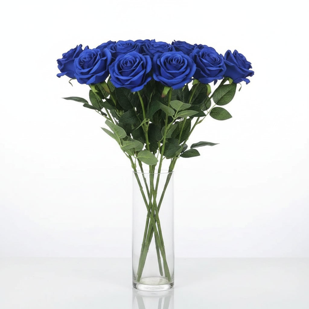 Halloween Artificial Flowers in Bulk Roses with Stems and Layered Petals for Vase Arrangements - Image 5