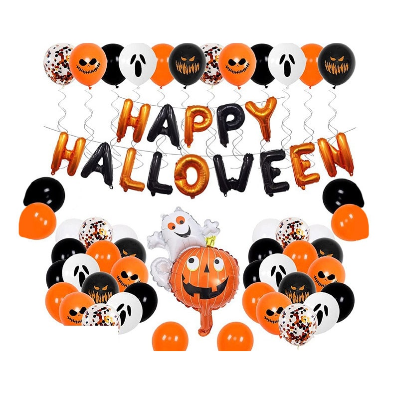 Halloween Balloon Arch Kit with Garland Foil and Eyeball Decorations Reusable - Image 2