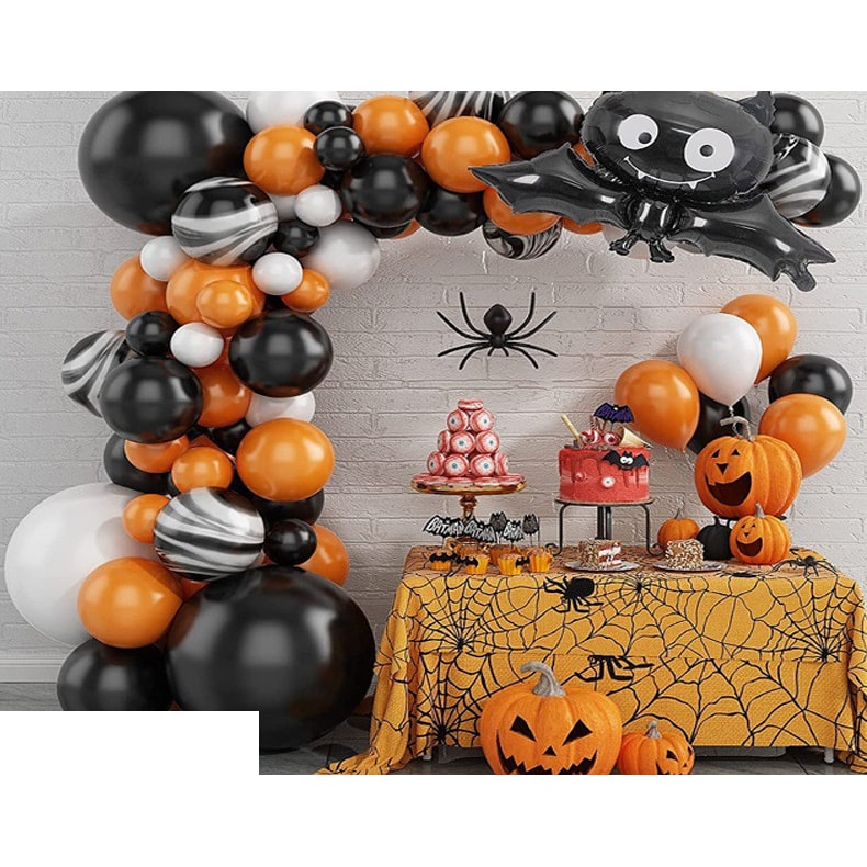 Halloween Balloon Arch Kit with Garland Foil and Eyeball Decorations Reusable - Image 3