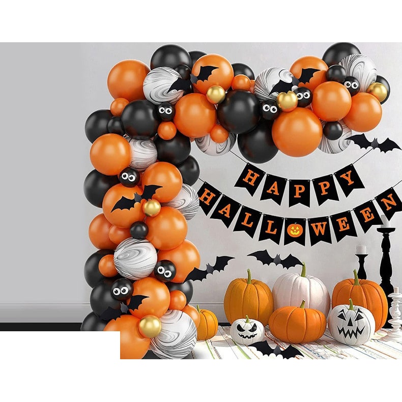 Halloween Balloon Arch Kit with Garland Foil and Eyeball Decorations Reusable - Image 5