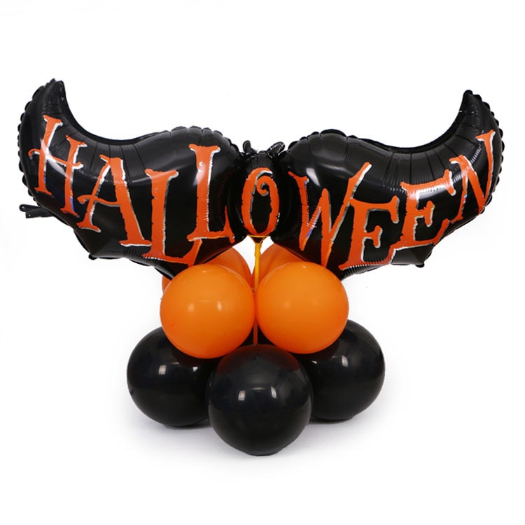 Halloween Balloon Decorations Arch Kit with Foil and Latex Blow Up - Image 2