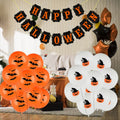 Halloween Balloons for Party Decoration with Spooky Printed Graphics and Happy Birthday Designs - Image 1