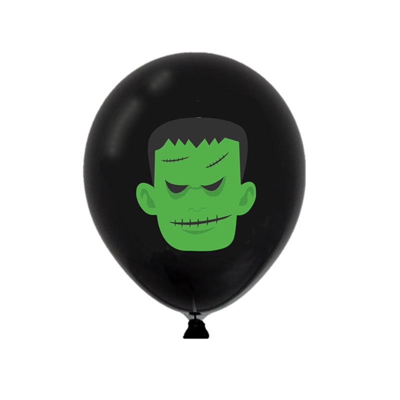 Halloween Balloons for Party Decoration with Spooky Printed Graphics and Happy Birthday Designs - Image 10