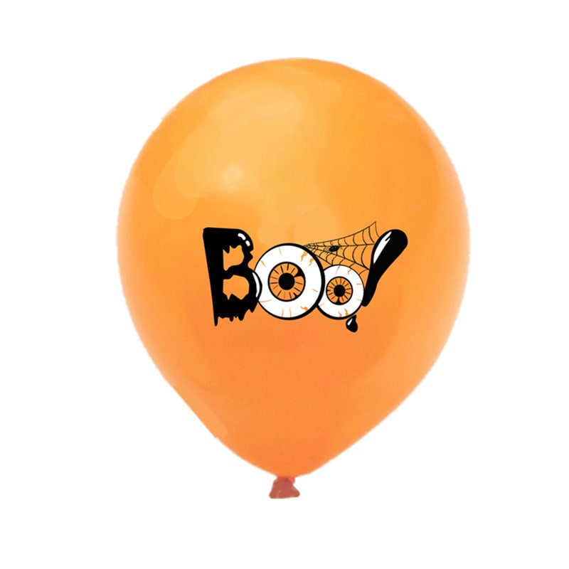 Halloween Balloons for Party Decoration with Spooky Printed Graphics and Happy Birthday Designs - Image 13