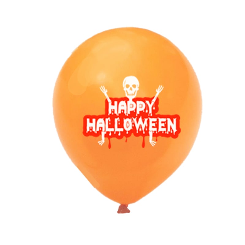 Halloween Balloons for Party Decoration with Spooky Printed Graphics and Happy Birthday Designs - Image 3
