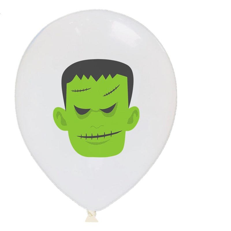 Halloween Balloons for Party Decoration with Spooky Printed Graphics and Happy Birthday Designs - Image 4
