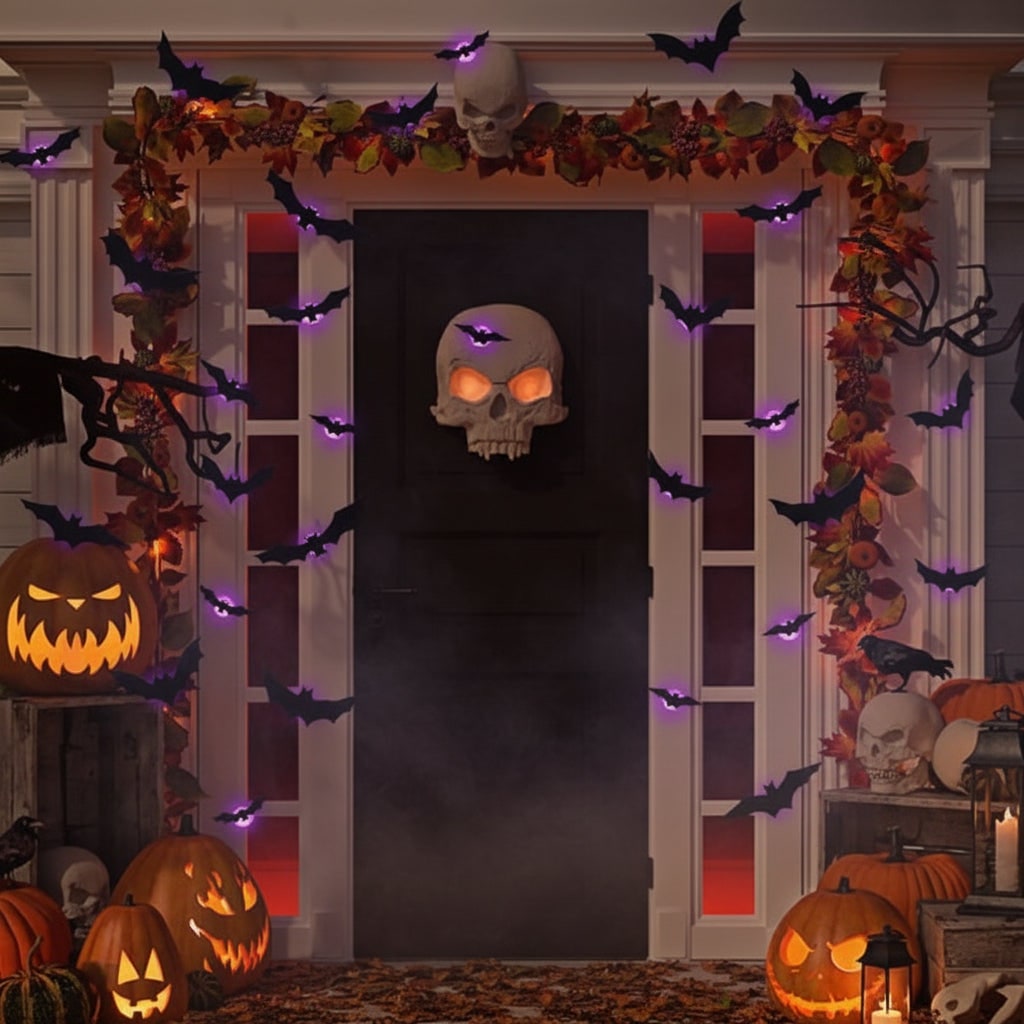 Halloween Bat Decorations with LED Lights for Outdoor Party and Indoor Yard Decor - Image 4