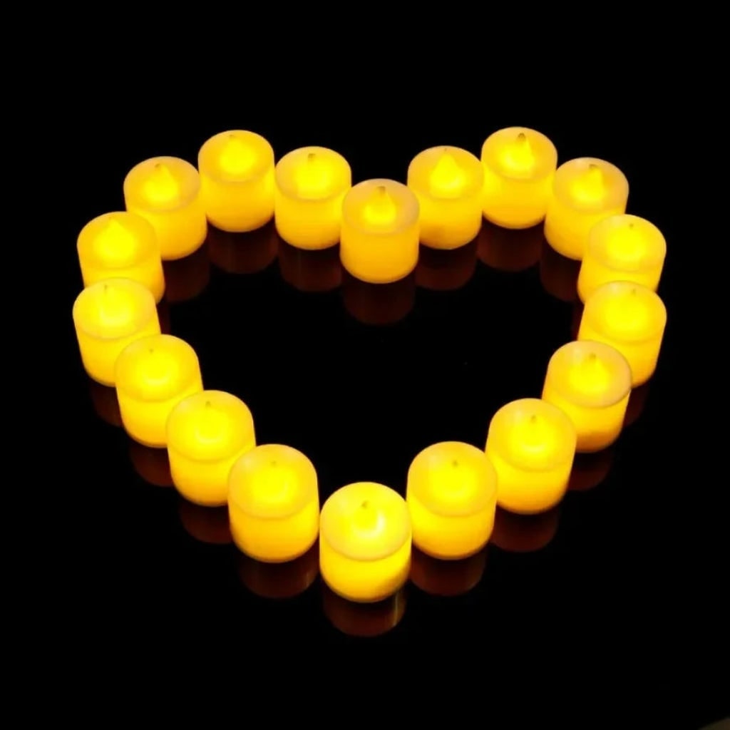Halloween Battery Powered LED Fake Candles with Flickering Flame Effect for Party Decoration - Image 2