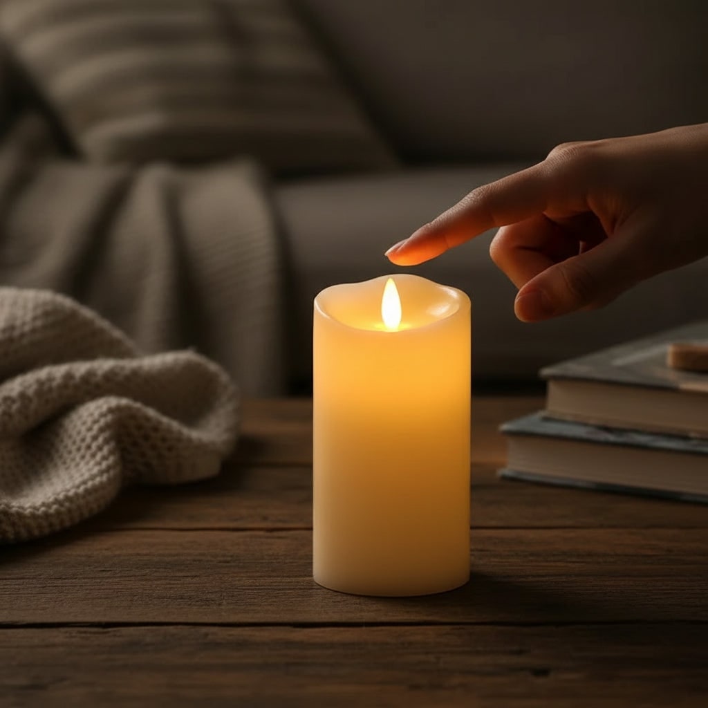 Halloween Battery Powered LED Fake Candles with Flickering Flame Effect for Party Decoration - Image 6