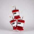 Halloween Blood Bag Party Cups with Syringe for Spooky Themed Parties and Haunted House Decoration - Image 1