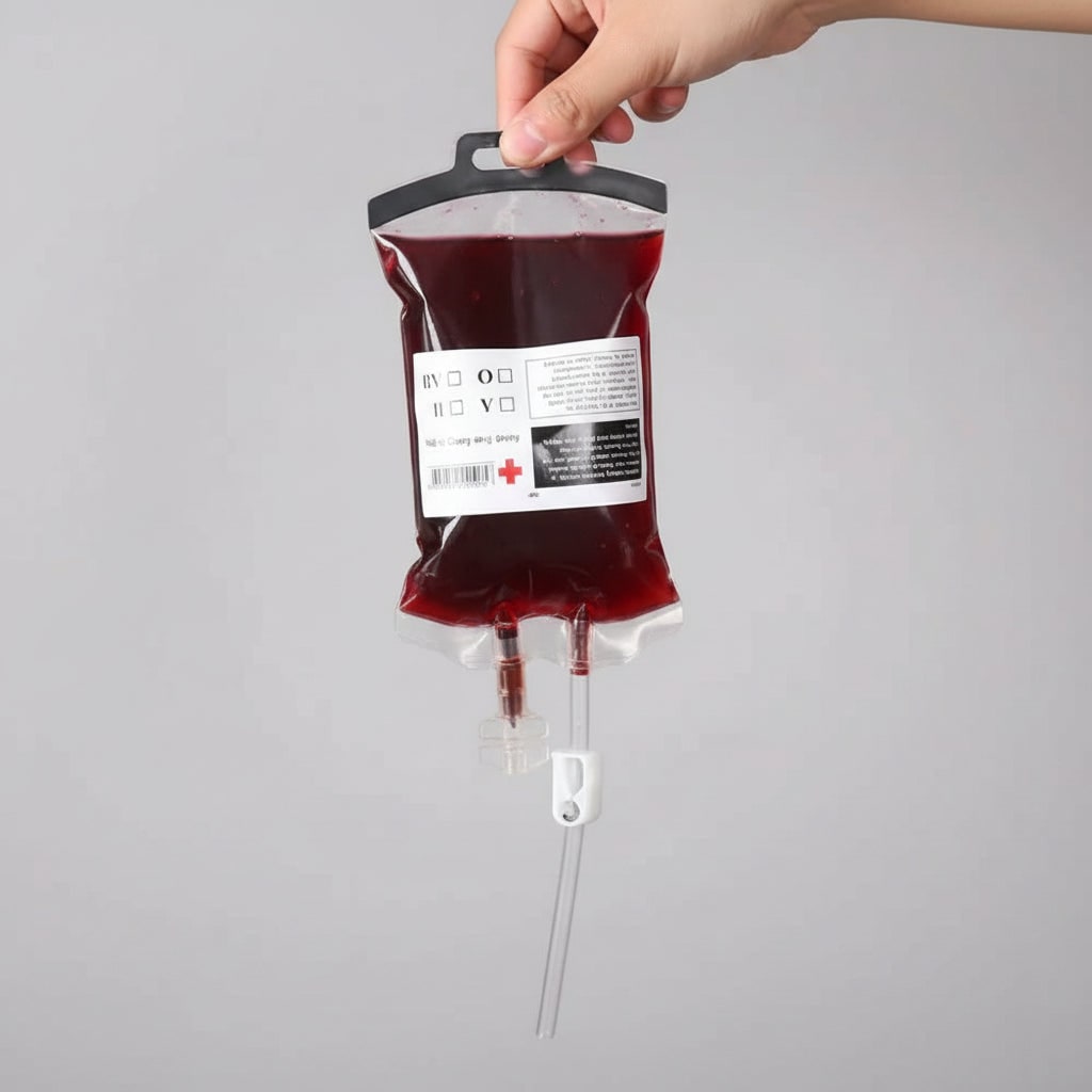Halloween Blood Bag Party Cups with Syringe for Spooky Themed Parties and Haunted House Decoration - Image 4