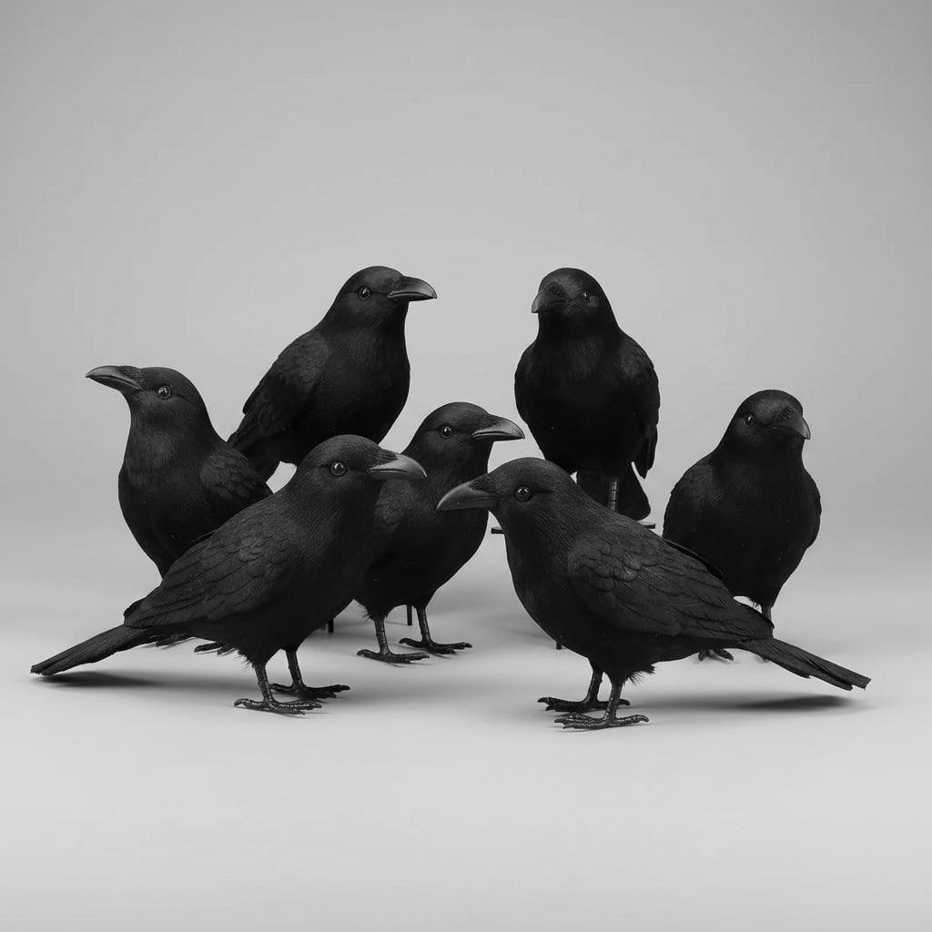 Halloween Blow Up Inflatable Crow Decorations for Party and Haunted House Yard - Image 5