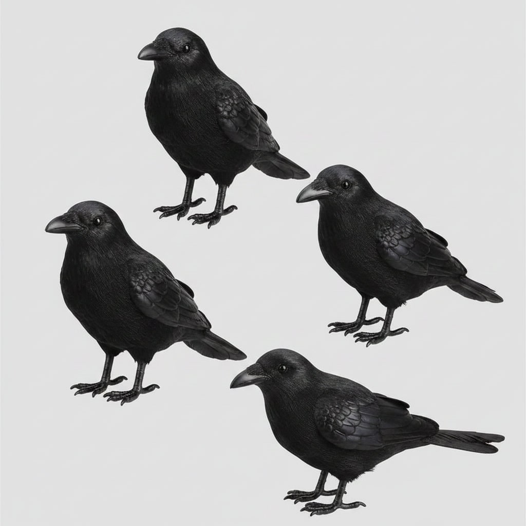 Halloween Blow Up Inflatable Crow Decorations for Party and Haunted House Yard - Image 6