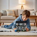 Halloween Building Blocks Haunted House Toy Set Magnetic Pieces for Wooden Play - Image 1