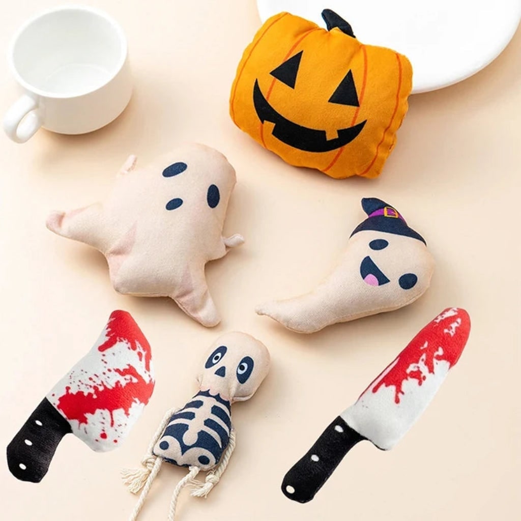 Halloween Cat Toys with Plush Interactive Play and Catnip Stuffed Design - Image 5