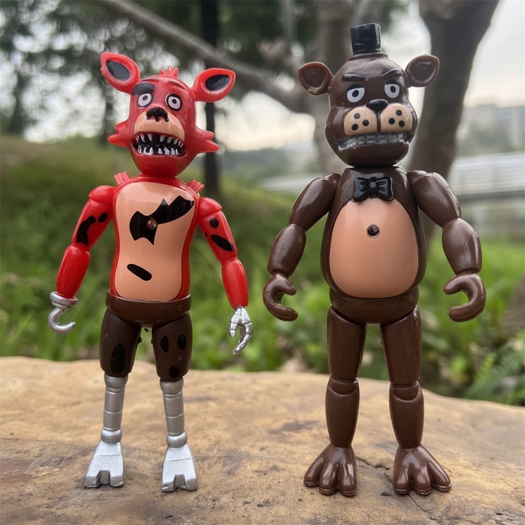 Halloween Collectible Action Figures Set with Light-Up Chest and Articulated Limbs - Image 2