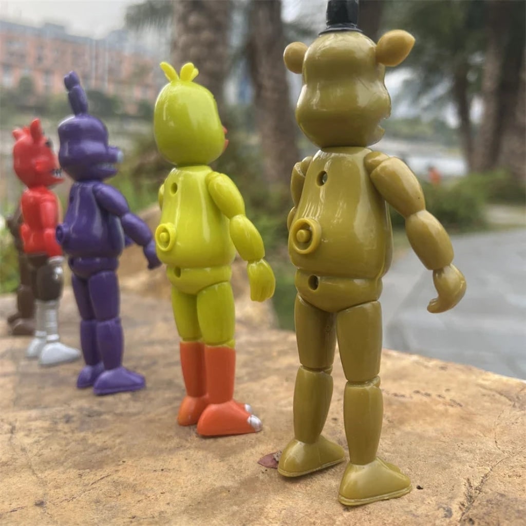Halloween Collectible Action Figures Set with Light-Up Chest and Articulated Limbs - Image 5