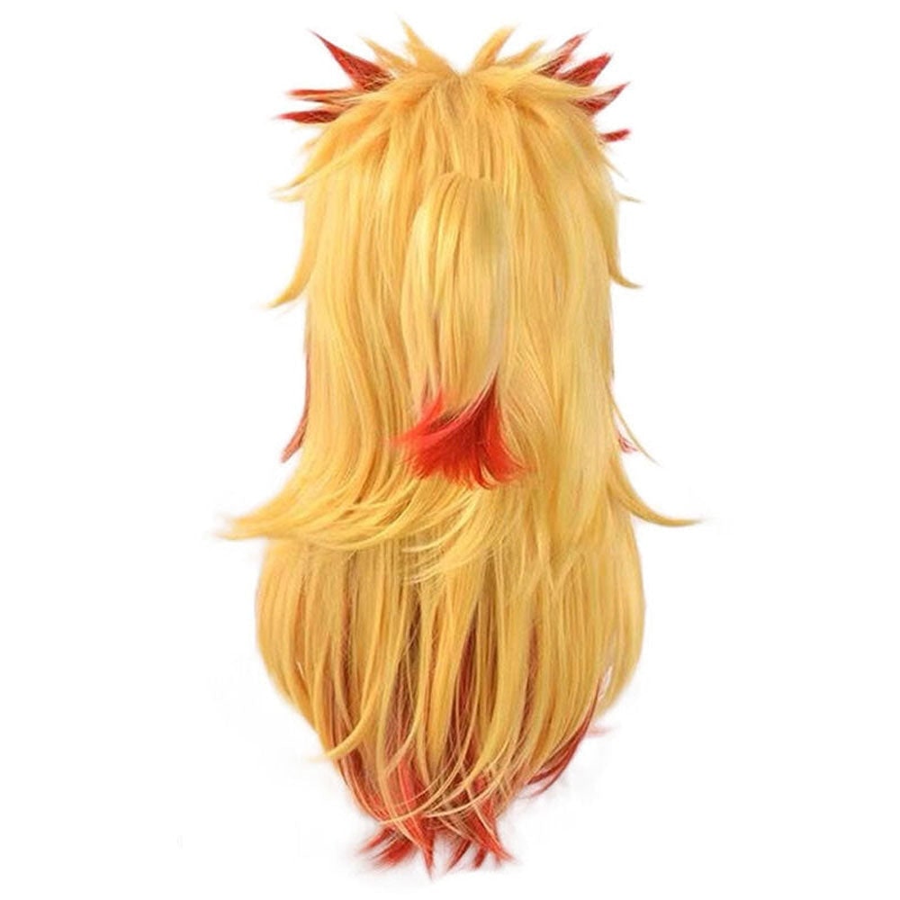 Halloween Cosplay Anime Wig with Spiky Layered Cut and Blunt Bangs for Costume Dress Up Party - Image 12