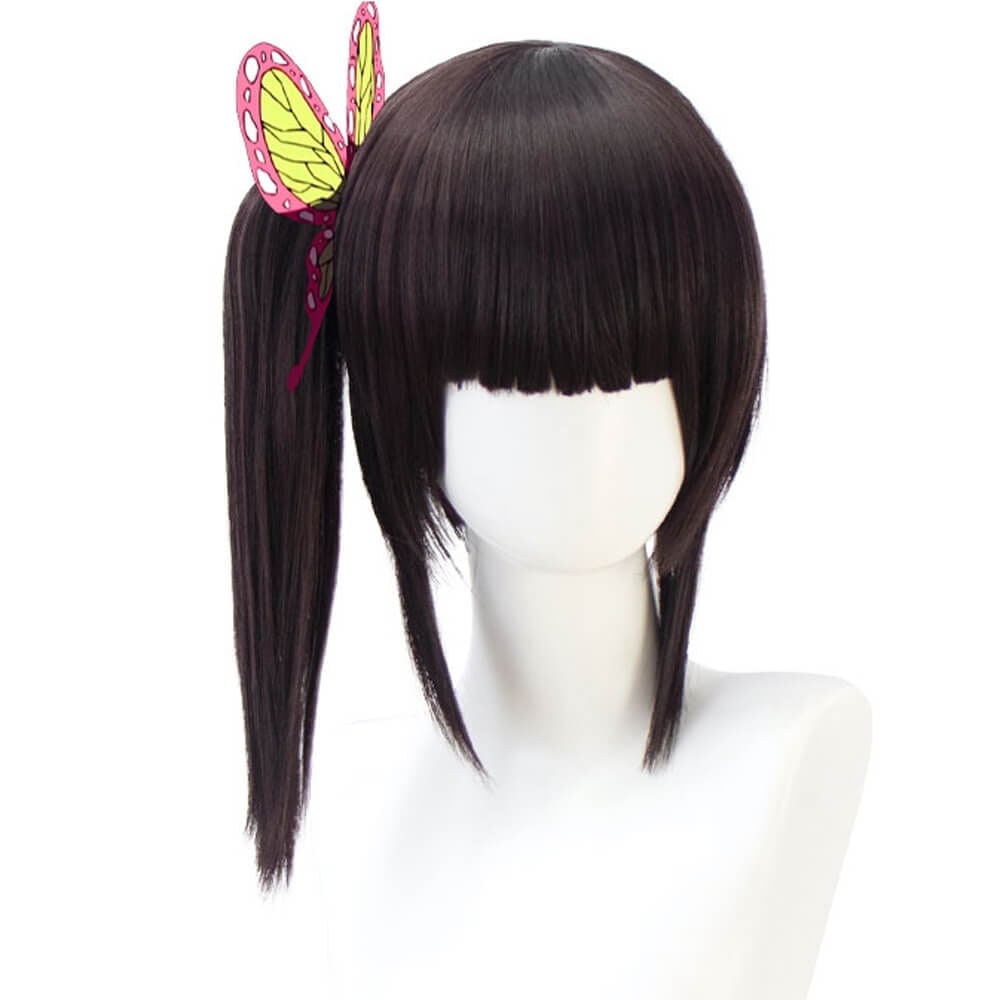 Halloween Cosplay Anime Wig with Spiky Layered Cut and Blunt Bangs for Costume Dress Up Party - Image 6