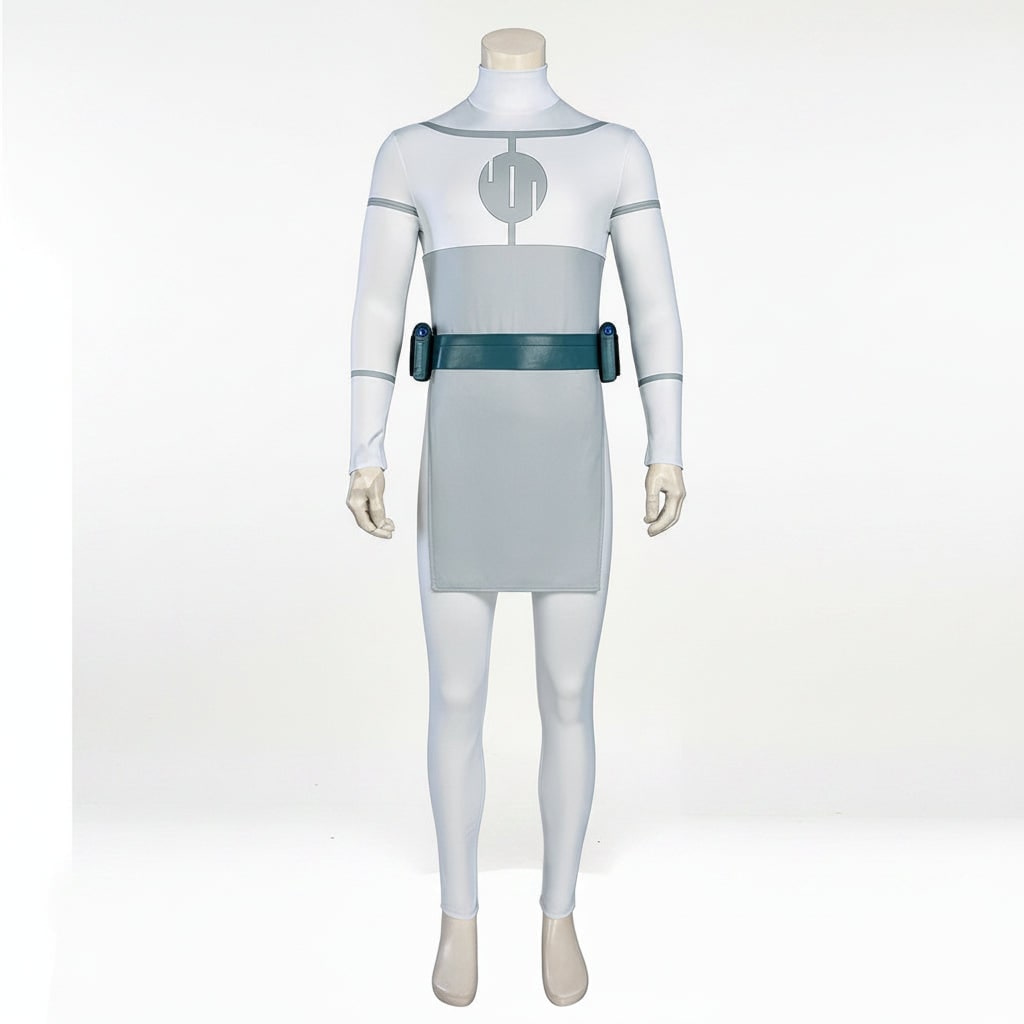 Halloween Cosplay Bodysuit Costume with Mock Neck and Skirt Panel for Anime Outfits - Image 4