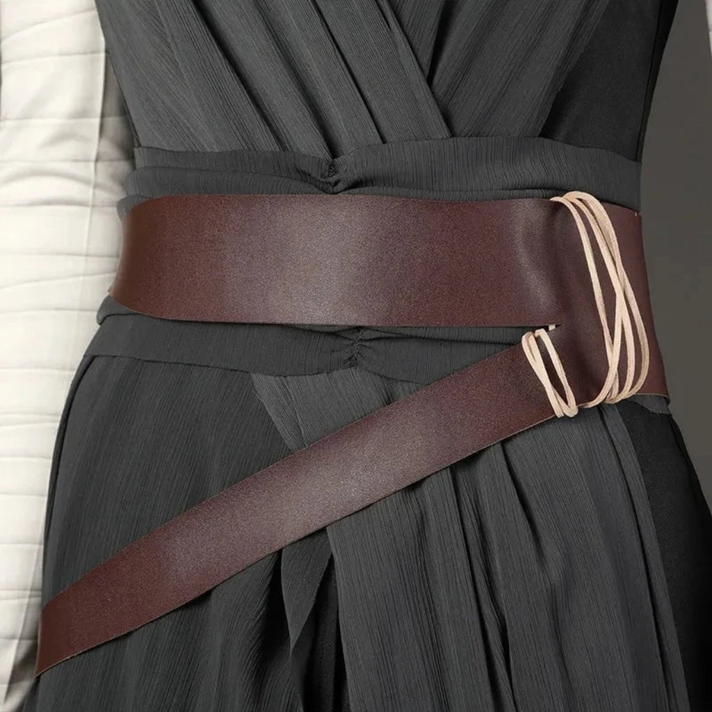 Halloween Cosplay Costume Rey Warrior Adventure Set with Belt and Arm Wraps - Image 5