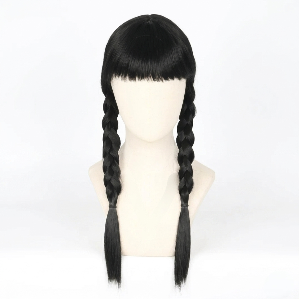 Halloween Costume Wig with Braids for Epic Cosplay Dress Up - Image 1