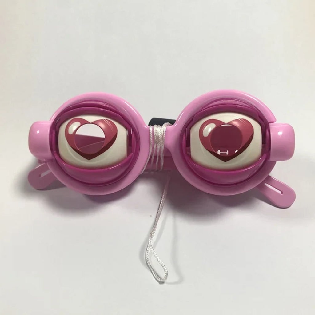 Halloween Crazy Eyes Glasses with Movable Eyelids and Blinking Action Novelty Party - Image 1