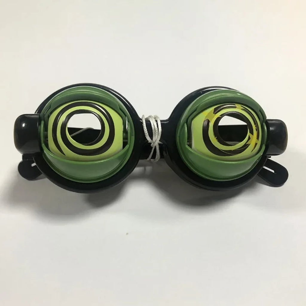Halloween Crazy Eyes Glasses with Movable Eyelids and Blinking Action Novelty Party - Image 3
