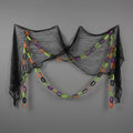 Halloween Creepy Black Cloth Netting Spooky Decoration for Party and Haunted House - Image 1