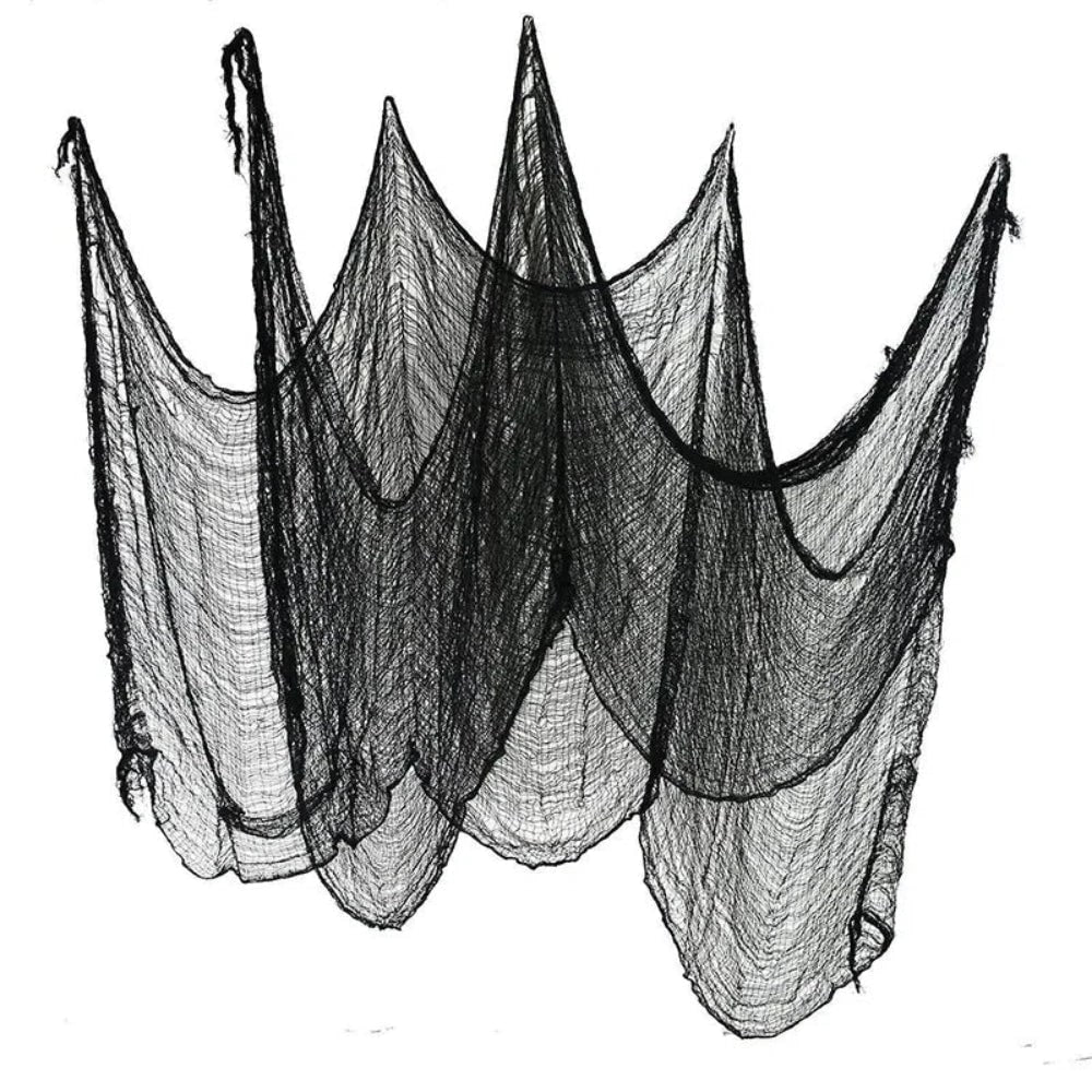 Halloween Creepy Cloth Spider Web Decoration for Party and Haunted House - Image 5