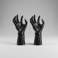 Halloween Creepy Witch Hand Wall Decor Metal Artwork with Candle Holder for Spooky Party Decoration - Image 1