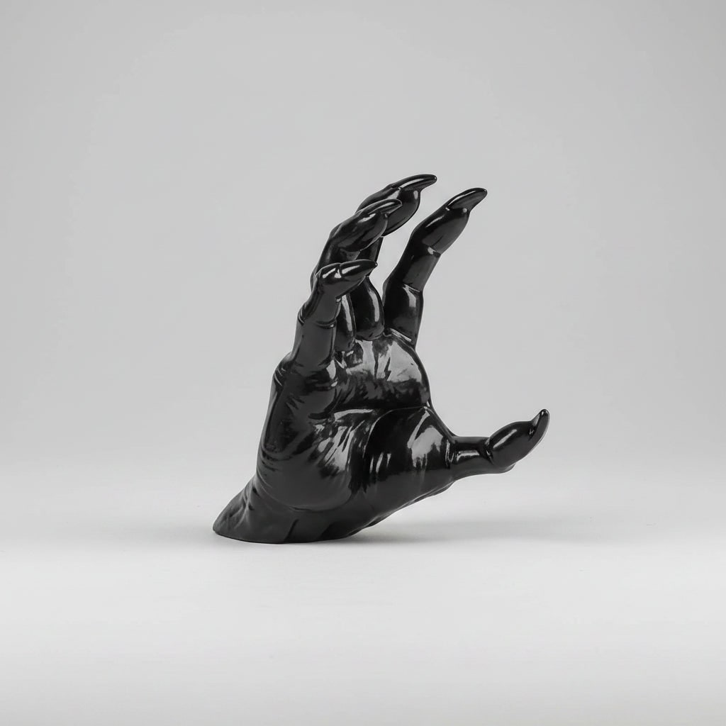 Halloween Creepy Witch Hand Wall Decor Metal Artwork with Candle Holder for Spooky Party Decoration - Image 4